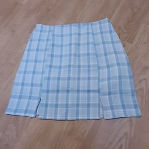 Blue plaid mini skirt! DISCOUNTED SHIPPING